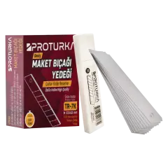 Proturka Maket Bıçağı Yedeği (TR-7K) 0.5 mmx18 mm 500'lü Paket