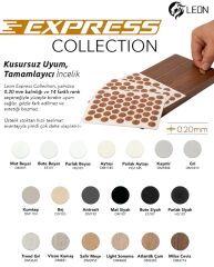 Leon Yapışkanlı Tapa Mat Beyaz Ø:14 mm DM101 50'li Paket