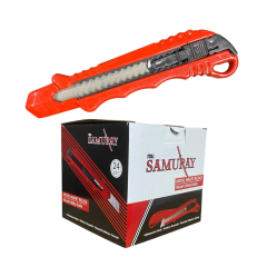 Samuray Metal Maket Bıçağı Kırmızı Profesyonel  ×24 Adet