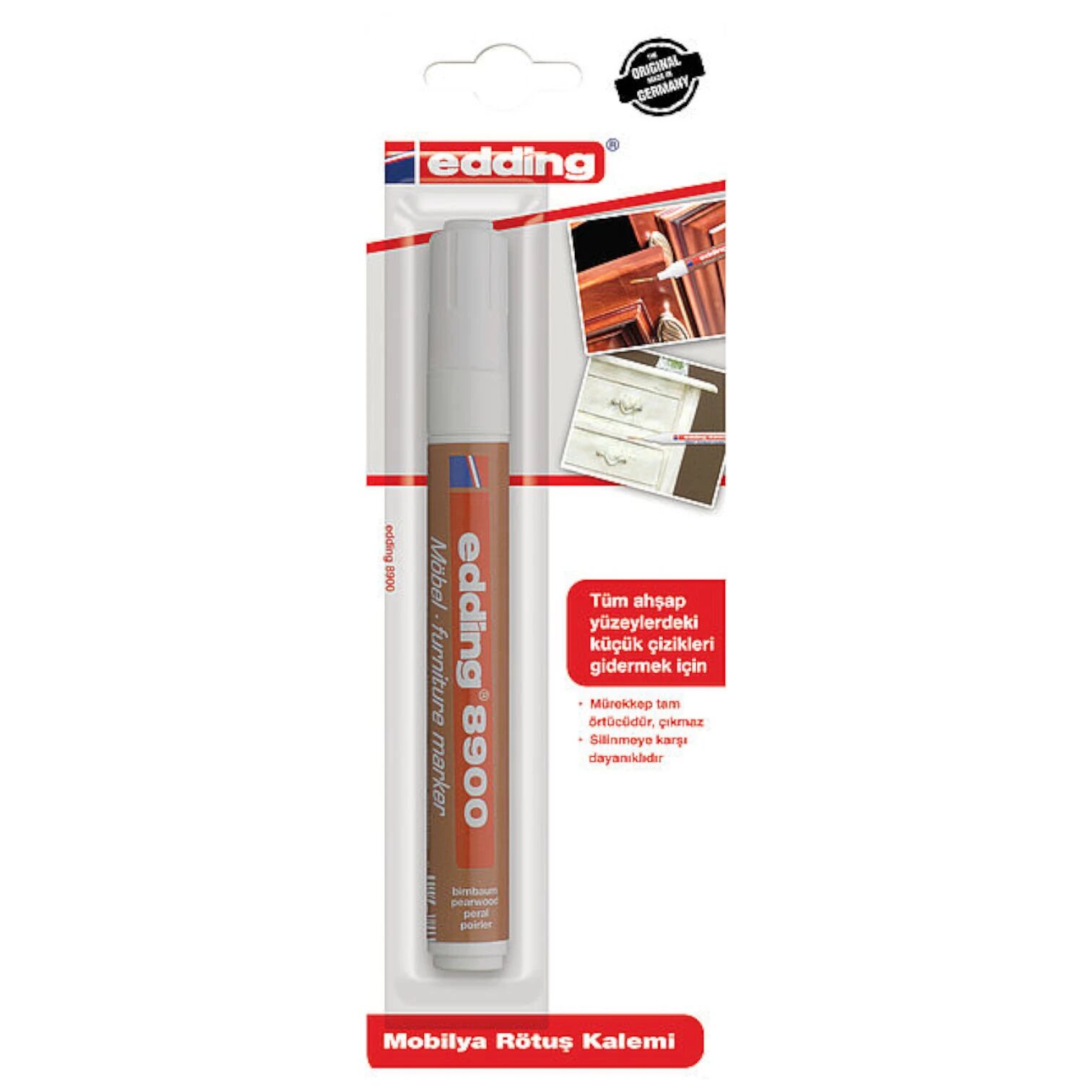 Edding Mobilya Rötuş Kalemi Armut 8900 613 10'lu Paket