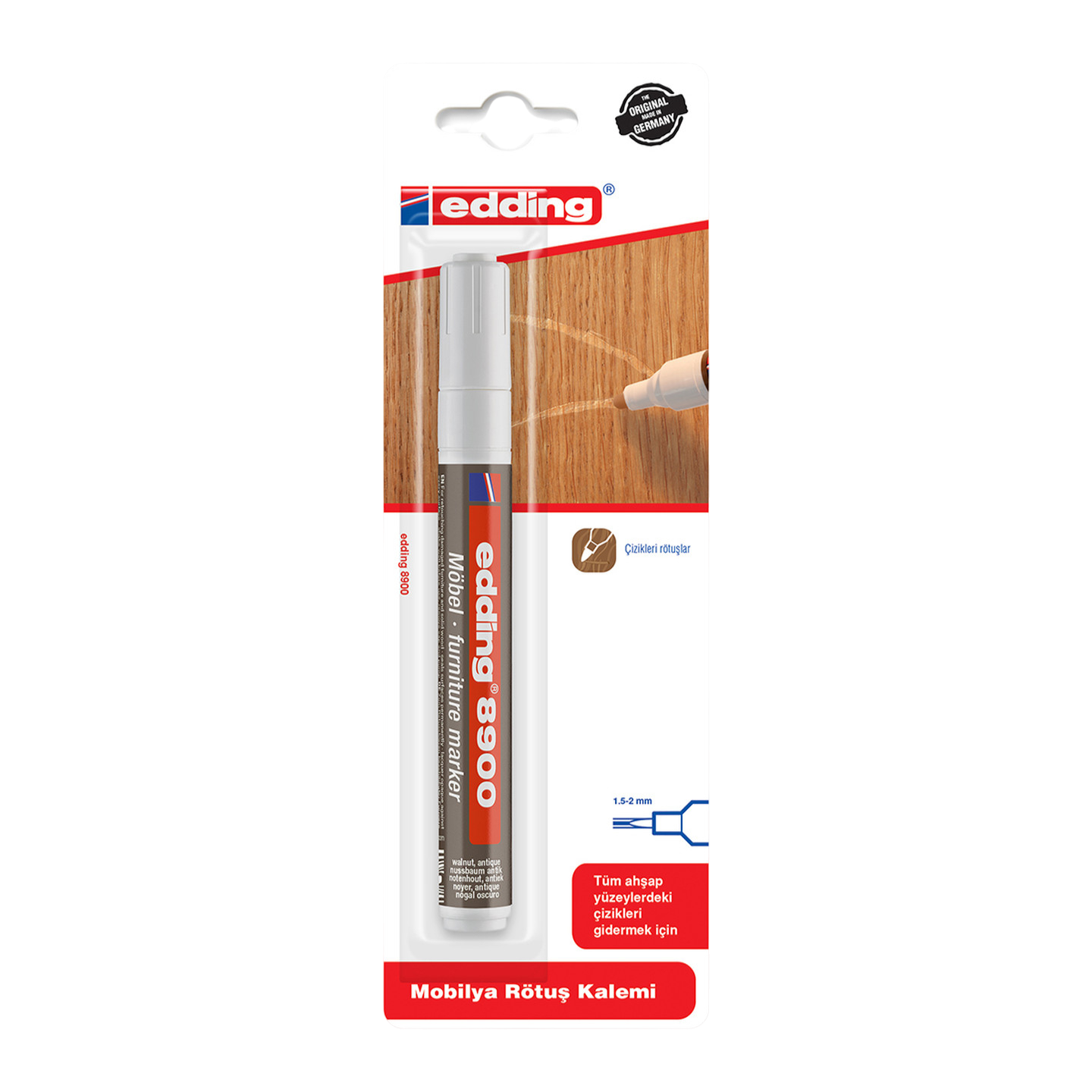 Edding Mobilya Rötuş Kalemi Antik Ceviz 8900 618 10'lu Paket