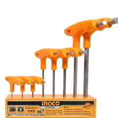 İngco HHKT80818 T Kollu Allen Anahtar Seti 8'li