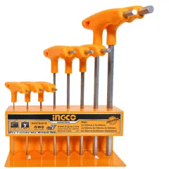 İngco HHKT80818 T Kollu Allen Anahtar Seti 8'li