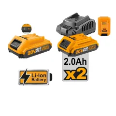 İngco CKLI 2016 Matkap-Vidalama 2'li Set 20V