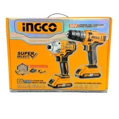 İngco CKLI 2016 Matkap-Vidalama 2'li Set 20V