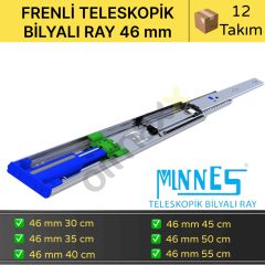 Minnes Frenli Teleskopik Ray 46*400 mm 12'li Koli