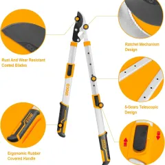 İngco HLTS7401 Teleskopik Budama Makası 860 mm