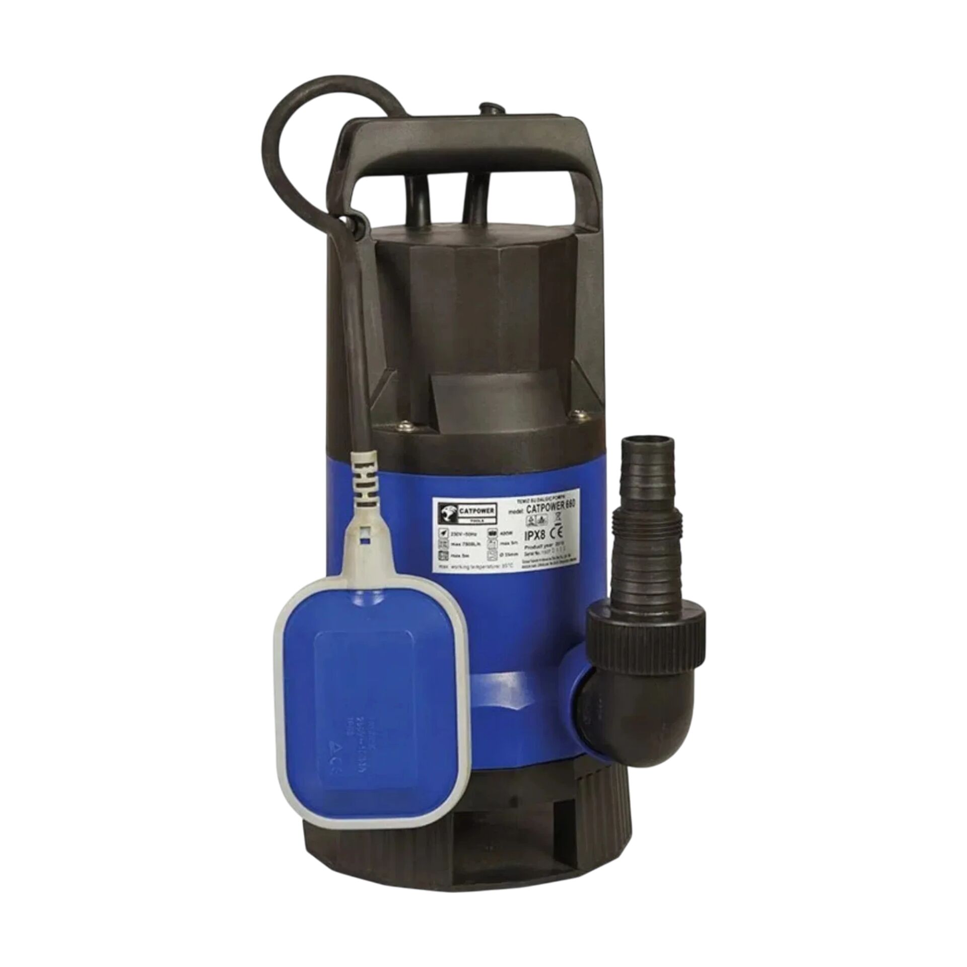 Catpower CAT660 Dalgıç Pompa Temiz Su 400 W Monofaze