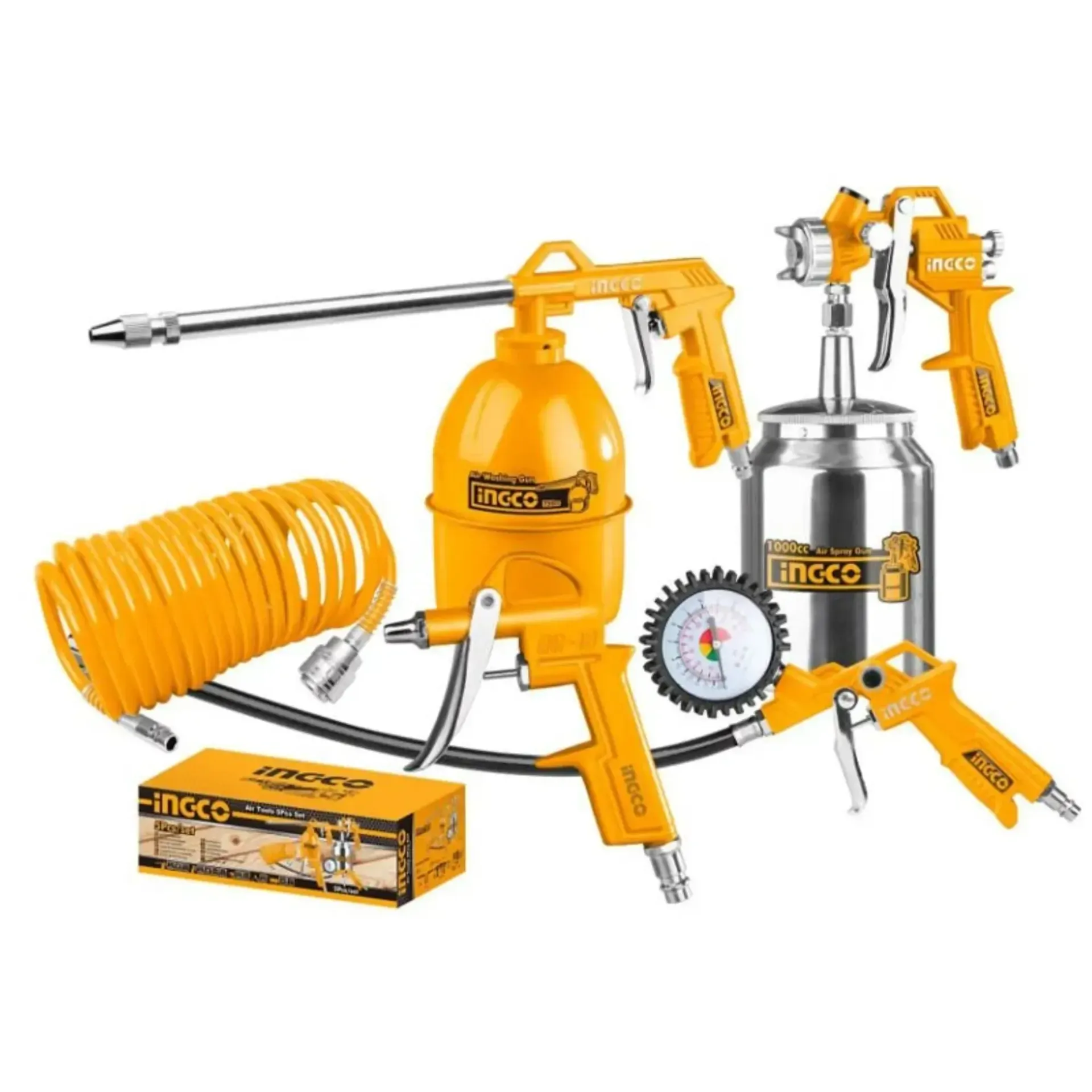 İngco AKT0051 Havalı Alet Seti 5'li