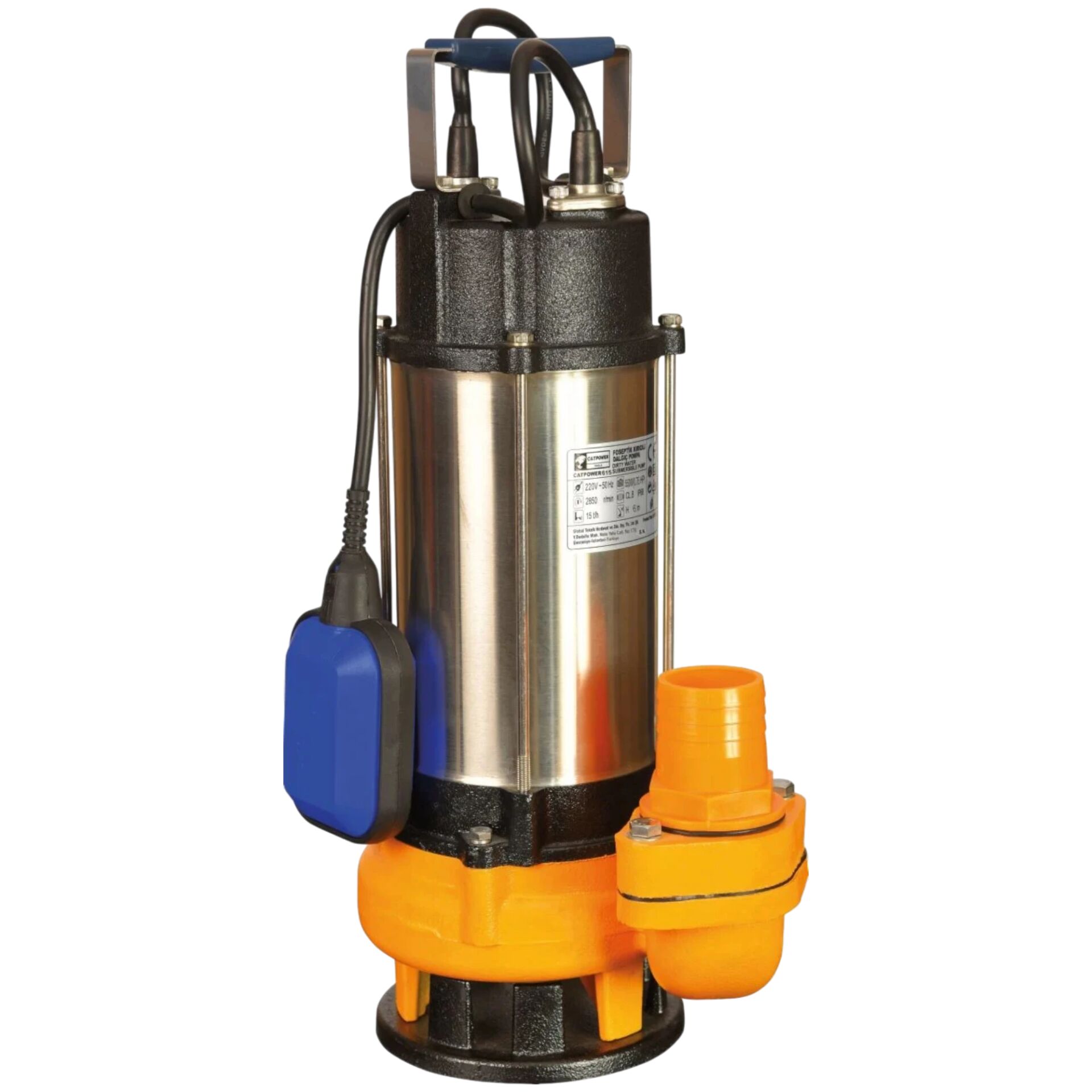 Catpower CAT640 Dalgıç Pompa Foseptik Parçalayıcı 1400 W Monofaze