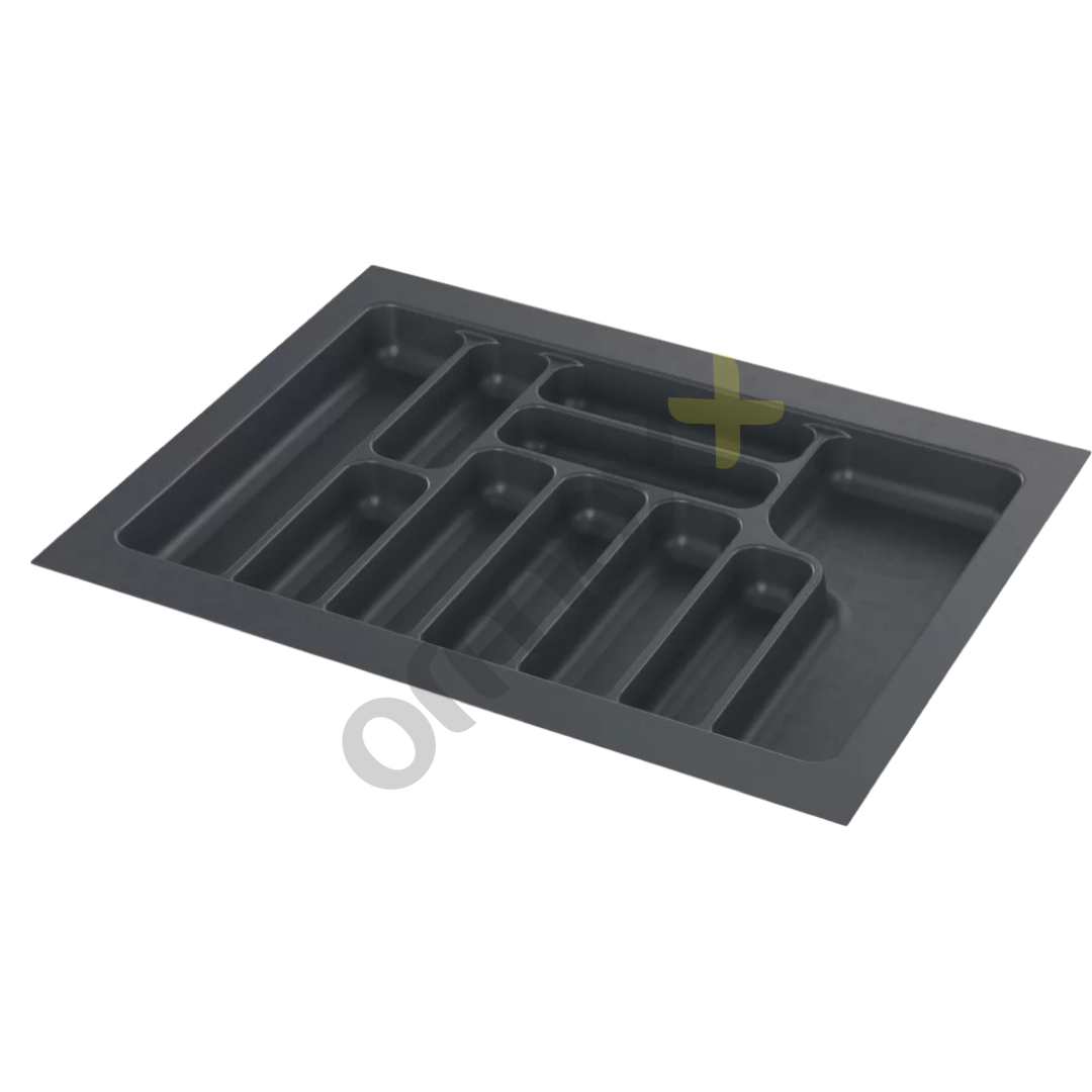 Starax S-2286-A Kaşıklık Antrasit 49*49 Cm {En:43 Derinlik:41 Kesilebilir} 7 Bölmeli