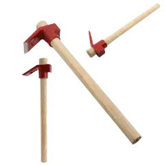 Kırmızı Eko Saplı Keser  ×12 Adet