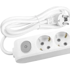 Viko Multi-Let Üçlü Anahtarlı Priz 2 mt ×12 Adet