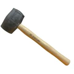 Eltos Ahşap Saplı Lastik Tokmak 60 Mm ET864 12'li Paket