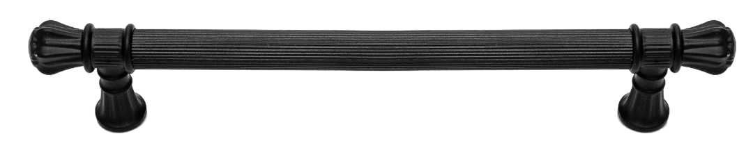 Nobel Akyaka Çizgili Mobilya Kulpu Mat Siyah 160 mm