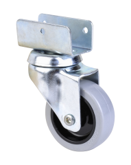 1323 Uzun U Tablalı Gri Teker Ø:50*20 mm 100'lü Koli