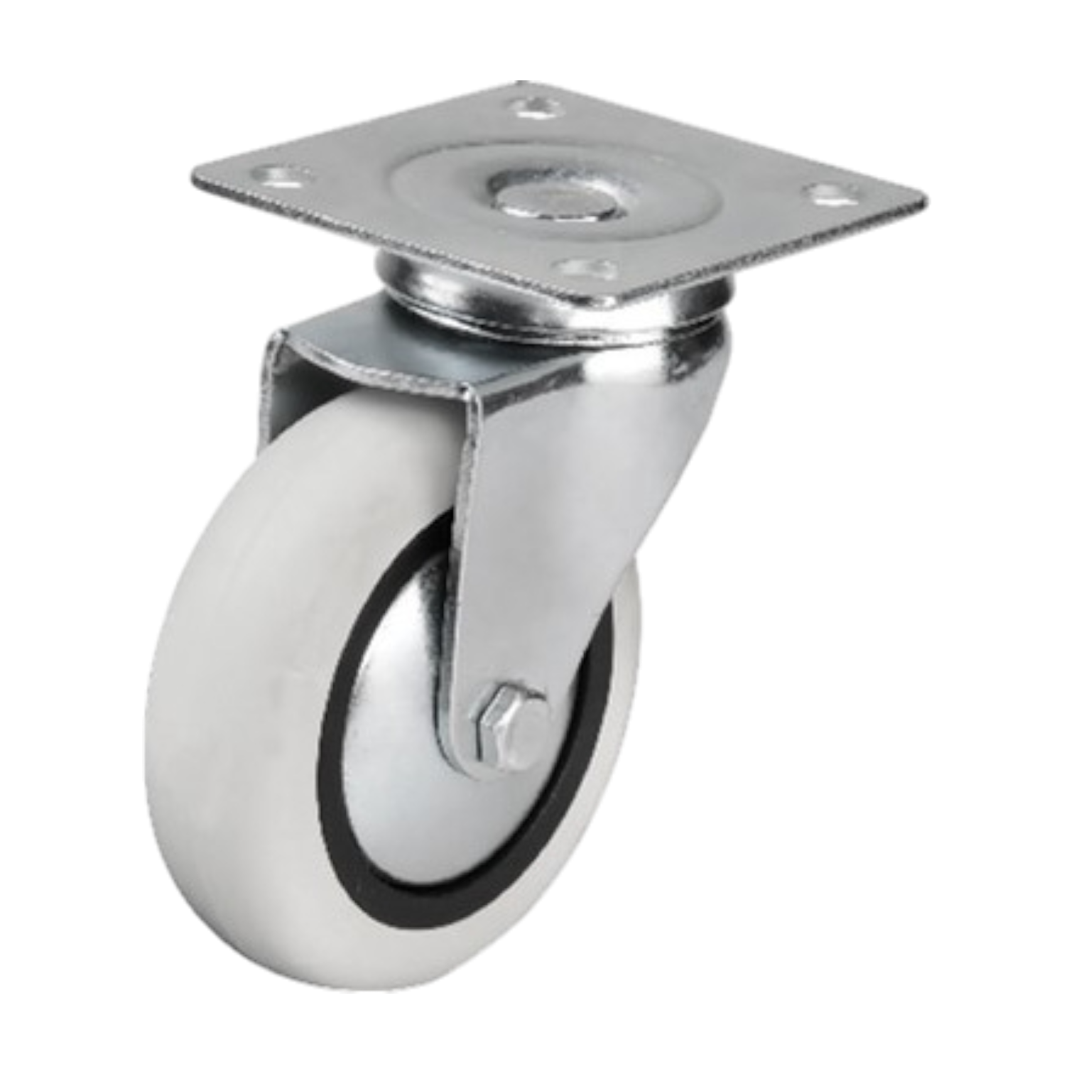 1702 Döner Tablalı Pvc Gri Teker Ø:75*25 mm 80'li Koli