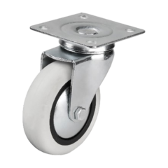 1702 Döner Tablalı Pvc Gri Teker Ø:75*25 mm 80'li Koli