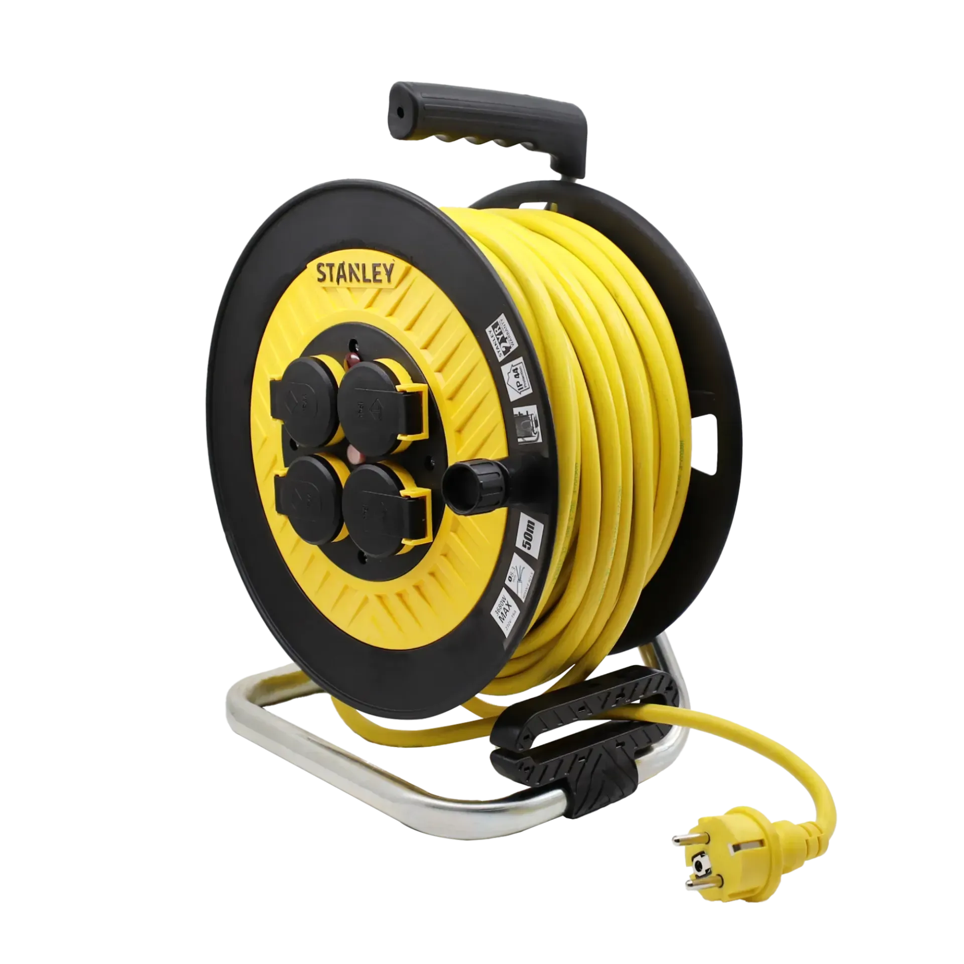 Stanley Makaralı Seyyar Kablo Sarı 3x2.5 40 Mt
