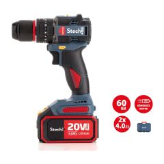 Stechend SX22 20V 2.0 Ah Çift Akülü Darbeli Matkap
