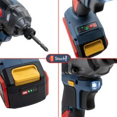 Stechend SX32 20V 4.0 Ah Çift Akülü Darbeli Vidalama