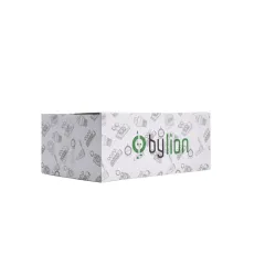 Bylion Monofaze Kauçuk Düz Erkek Fiş - 50'li Paket
