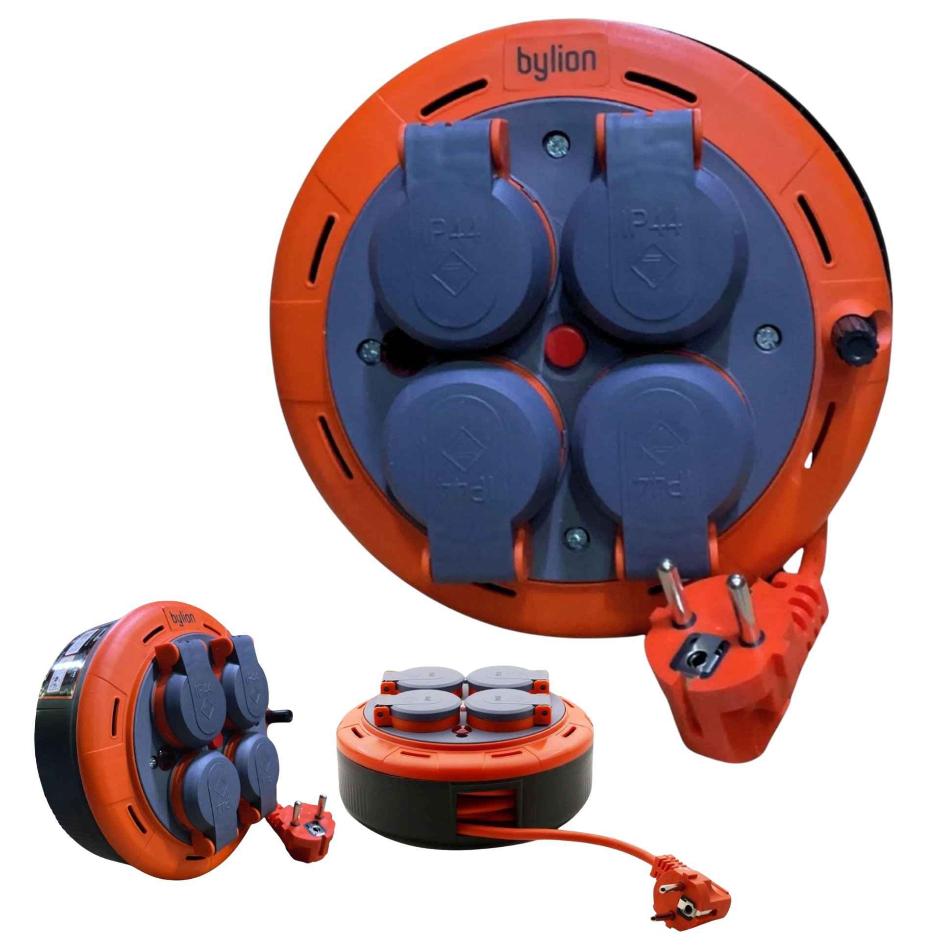 Bylion Ev Tipi Makaralı Kablo Kapaklı 3x1.0 mm 5 Mt PHP05310F