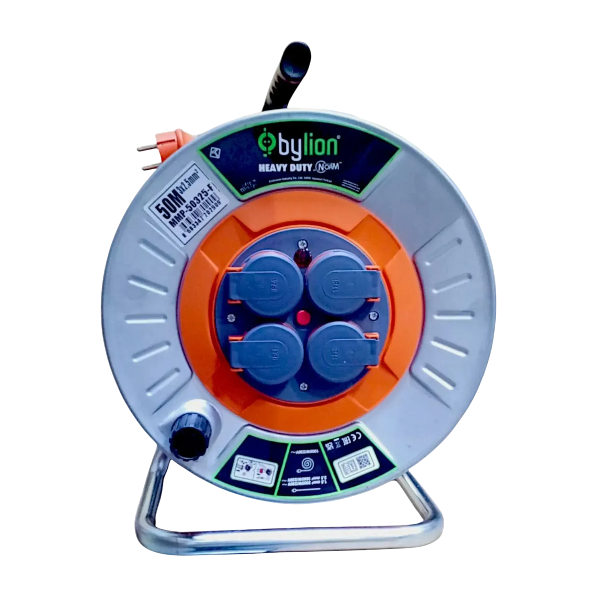 Bylion Metal Makara Seyyar Kablo 3x2.5 mm 40 Mt MMP40325F