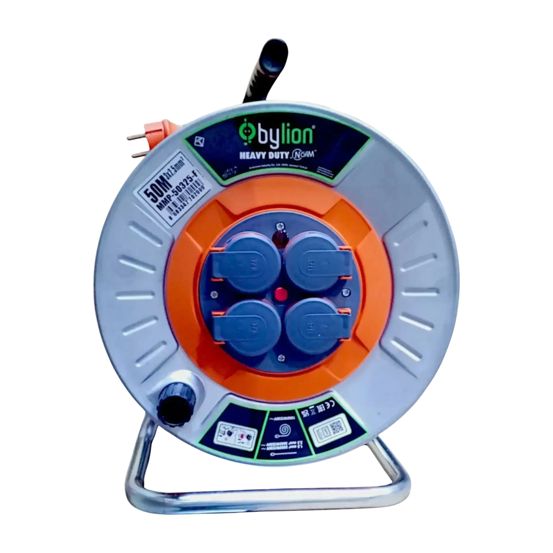 Bylion Metal Makara Seyyar Kablo 3x2.5 mm 50 Mt MMP50325F