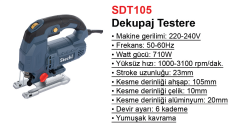 Stechend SDT105  Dekupaj Testere 710W