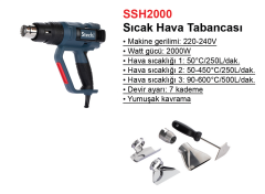 Stechend SSH2000 Sıcak Hava Tabancası 2000W