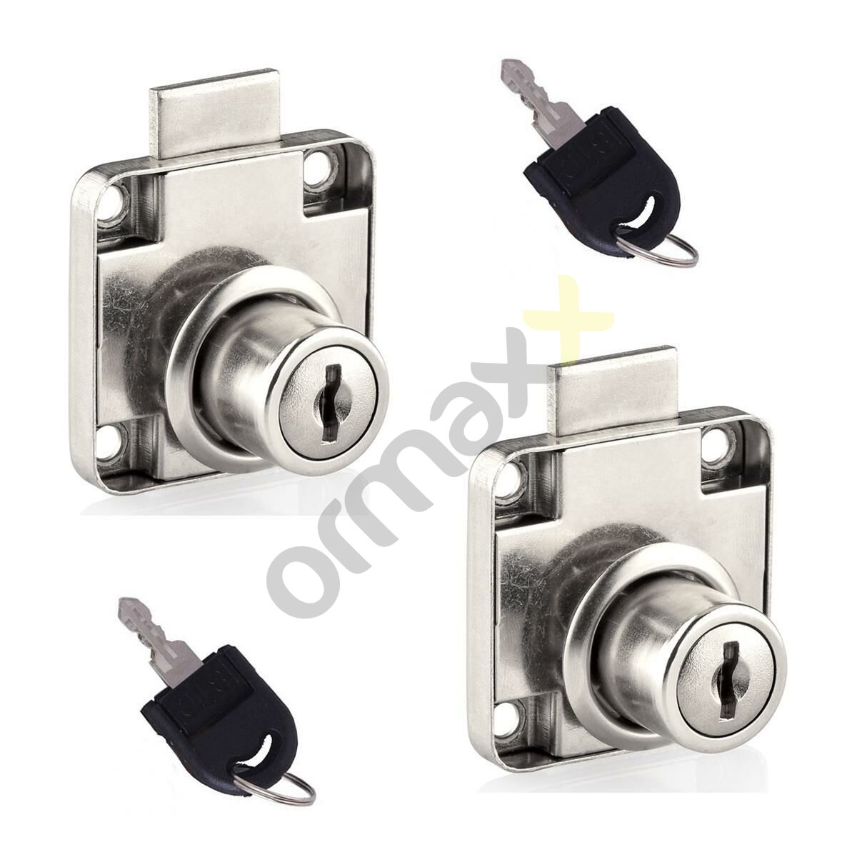 555 Çekmece Kilidi Kare DV-138.B Ø:18 Mm