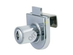 555 Cam Dolap Kilidi Tek Kapak DV-238 - 12 Paket